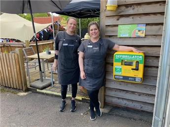 Defibrillator installed at Cobbs